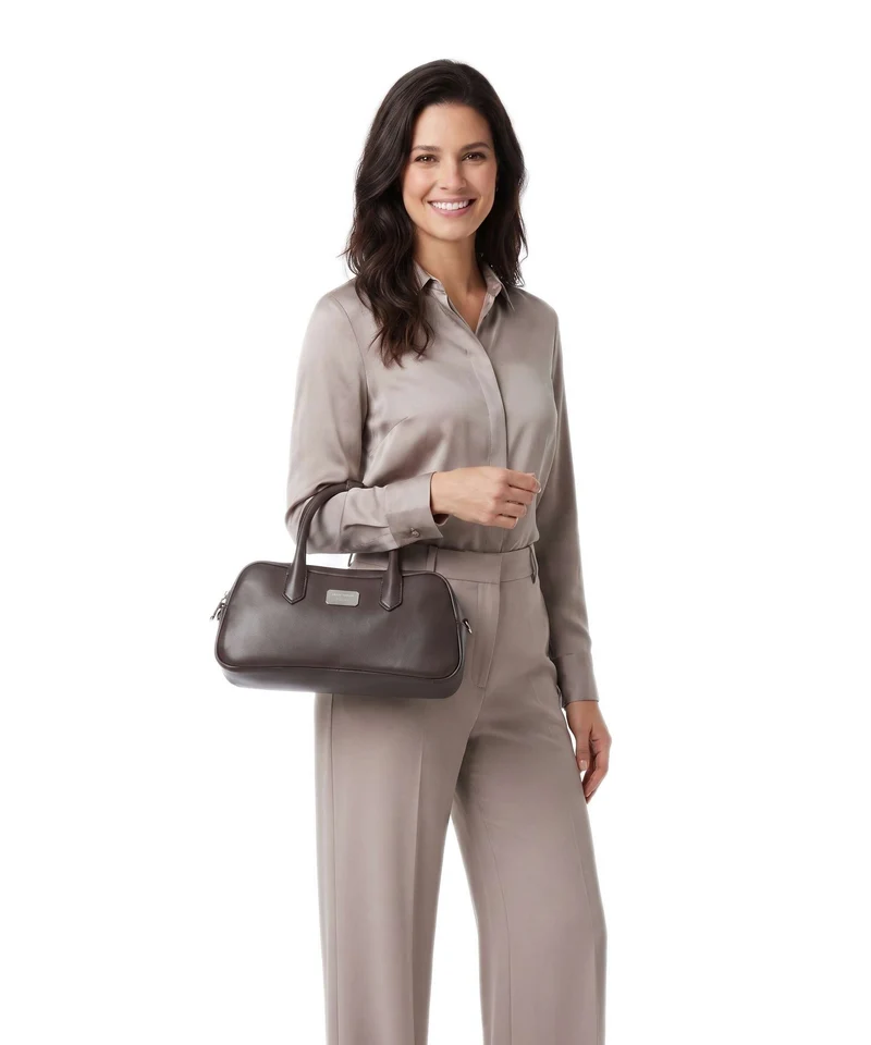 Emporio Armani Cassandra M Handtasche dark smoke