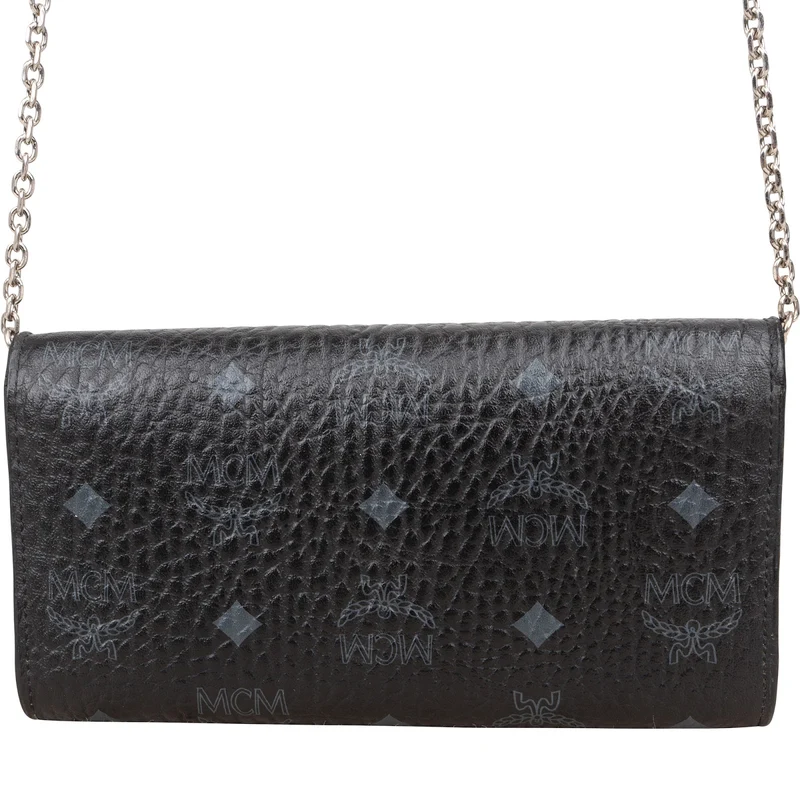 MCM Monogram Visetos Patricia Wallet on Chain Crossbody bag