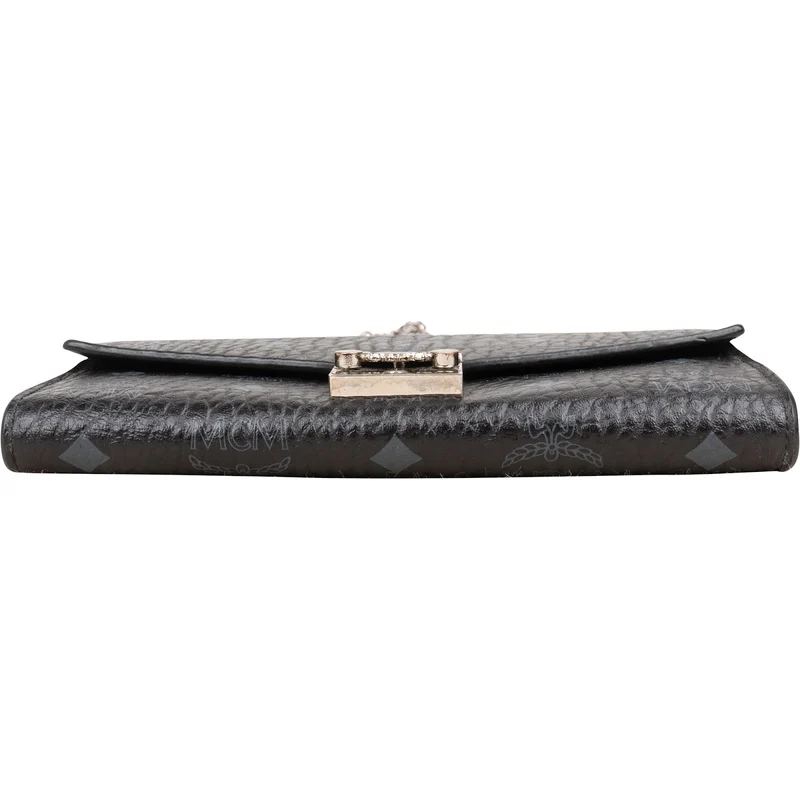 MCM Monogram Visetos Patricia Wallet on Chain Crossbody bag