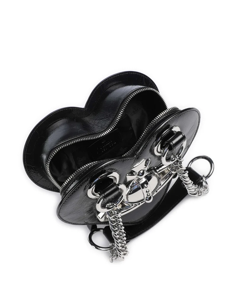 Vivienne Westwood Juliet Heart Naplak Handtasche black