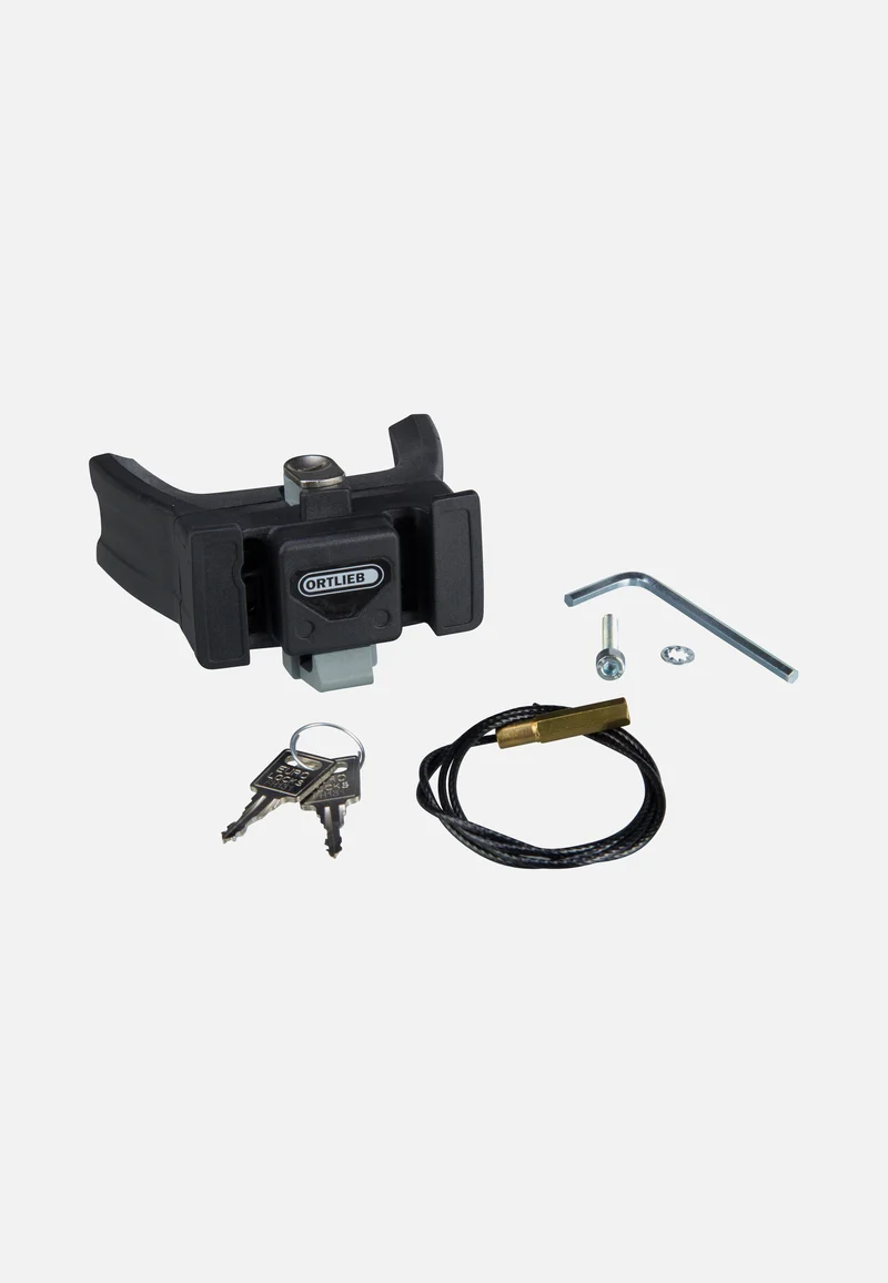 Lenker Montageset E-Bike mit Schloss Schwarz - Accessories
