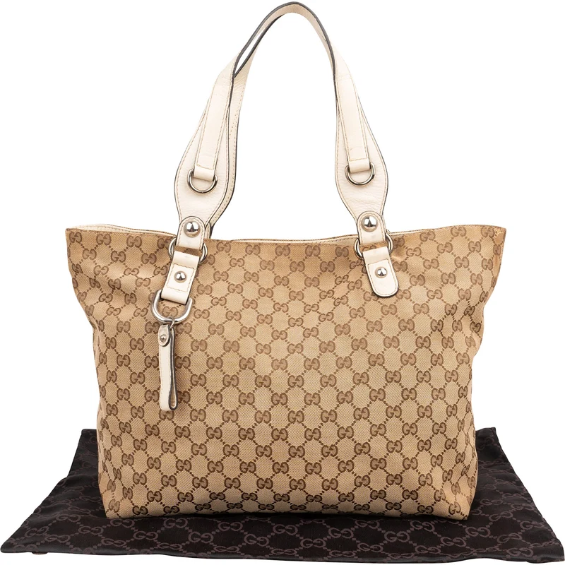 Gucci Monogram GG D-Ring Tote Shoulder Bag