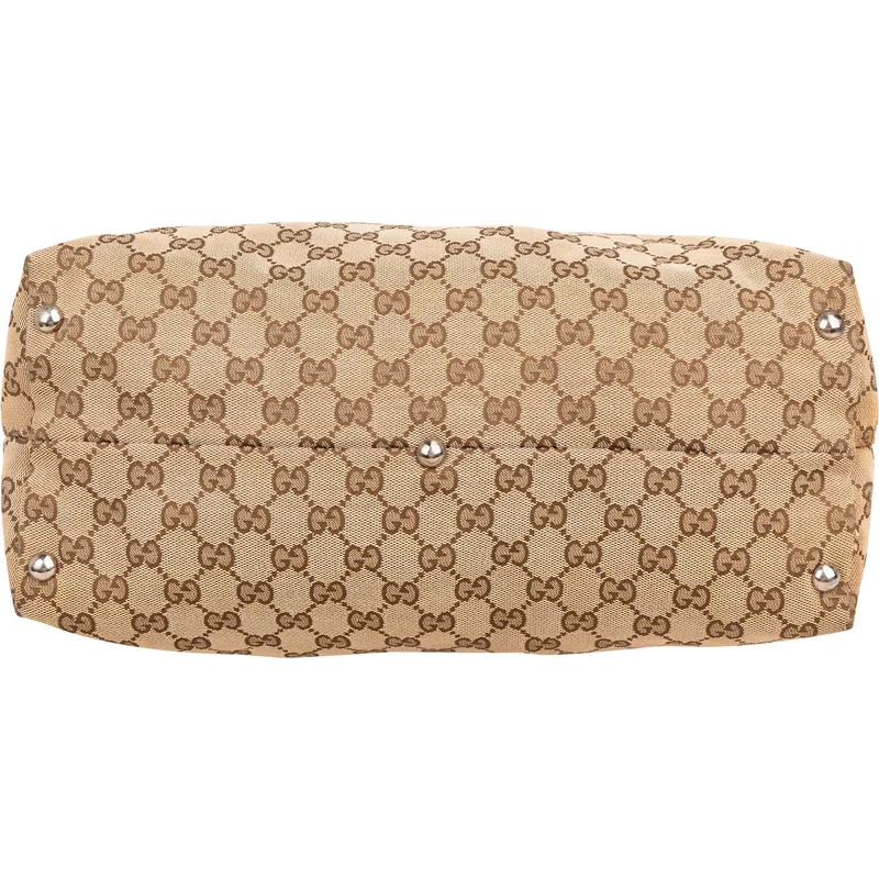 Gucci Monogram GG D-Ring Tote Shoulder Bag