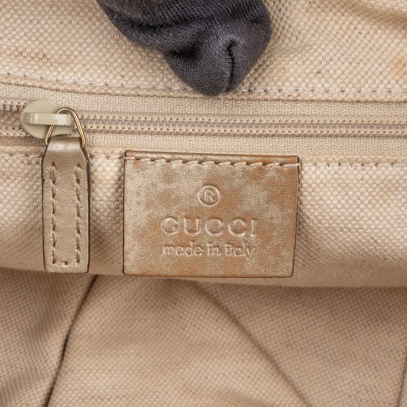 Gucci Monogram GG Canvas Sukey Satchel Handbag