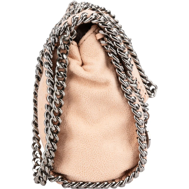 Stella McCartney Shaggy Falabella Fold Over Clutch Crossbody Bag