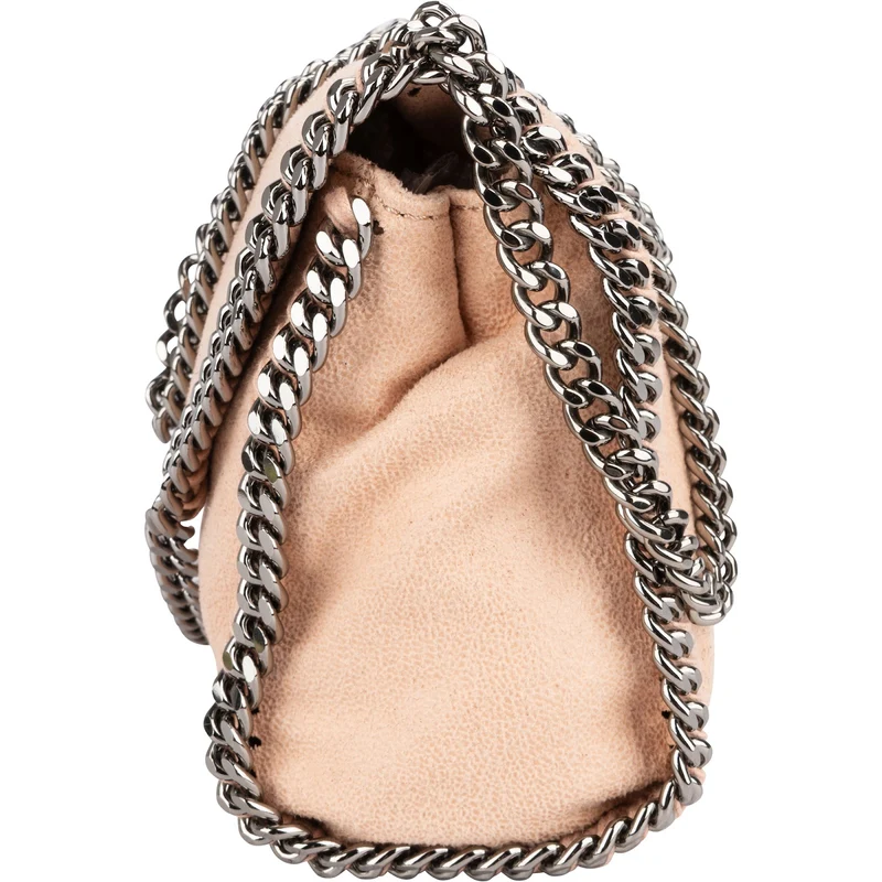 Stella McCartney Shaggy Falabella Fold Over Clutch Crossbody Bag