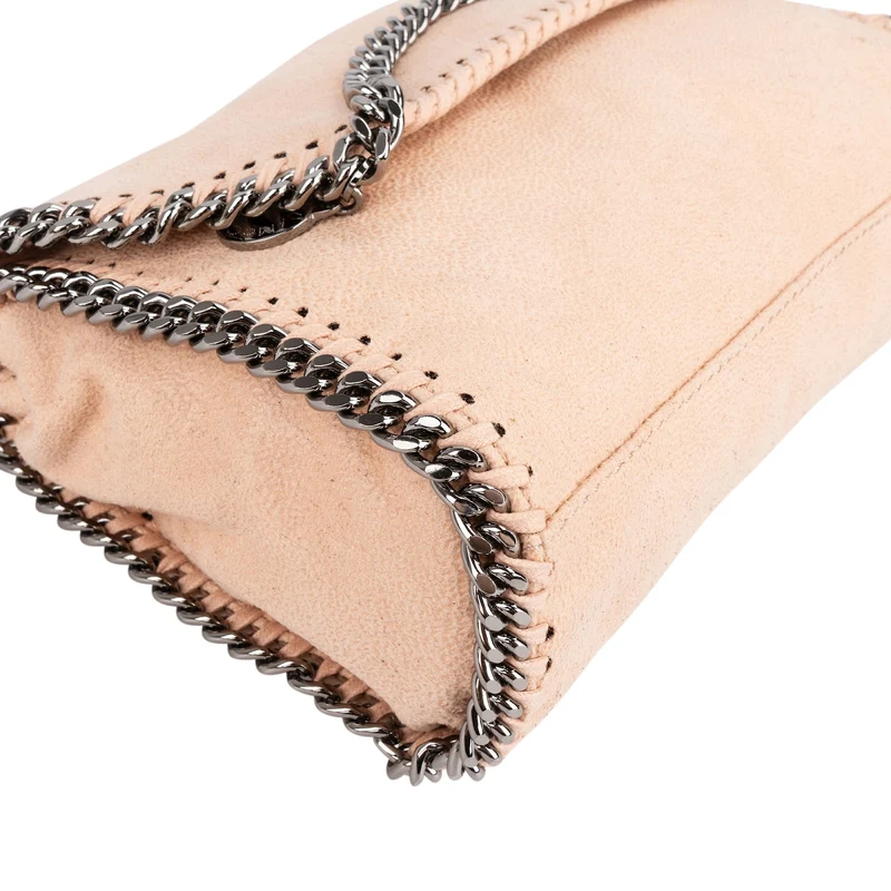 Stella McCartney Shaggy Falabella Fold Over Clutch Crossbody Bag