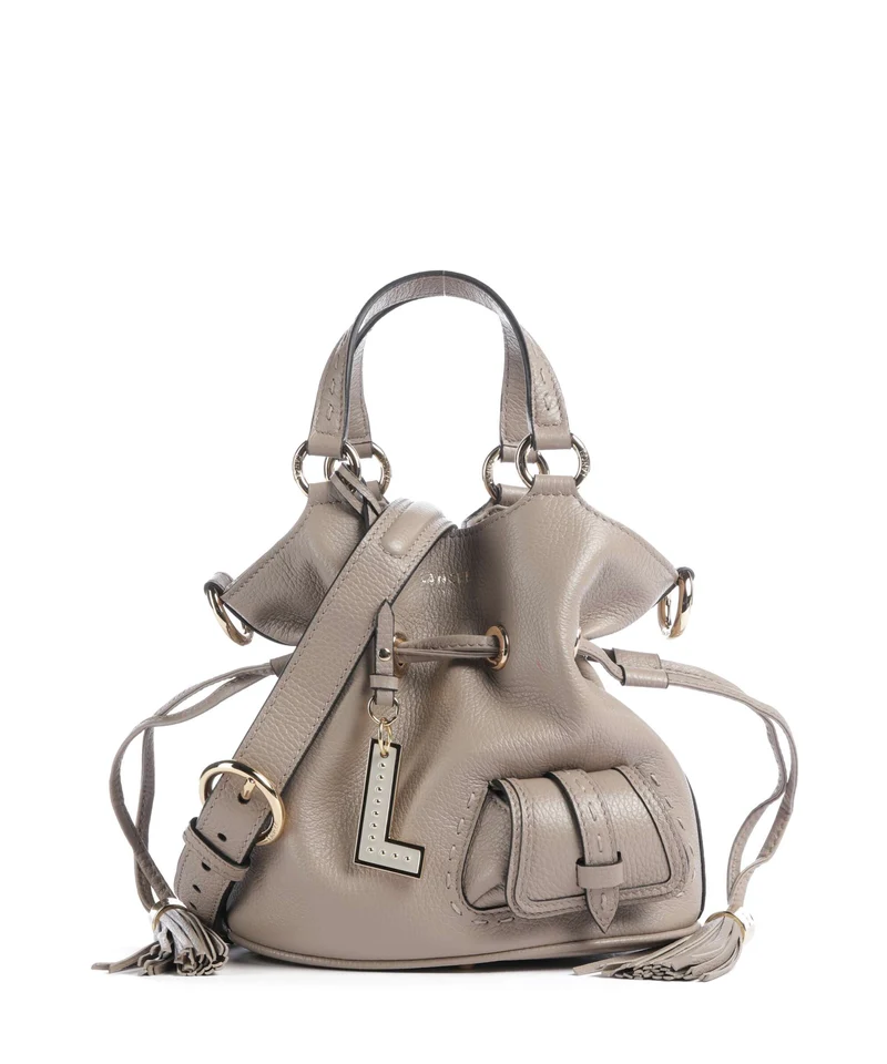 Lancel Premier Flirt S Bucket Handtasche pebble