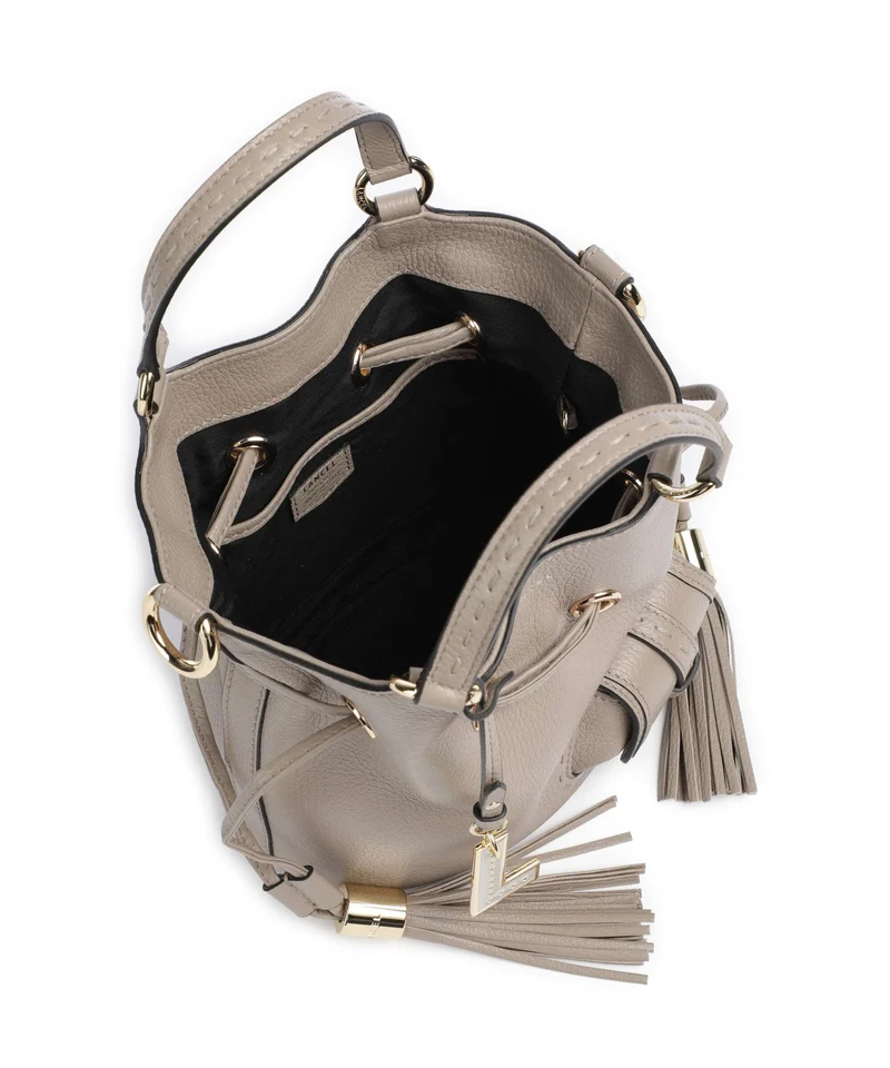 Lancel Premier Flirt S Bucket Handtasche pebble