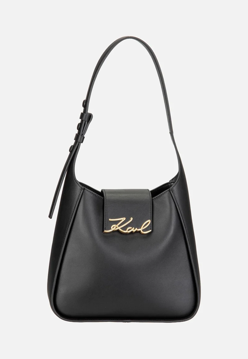 K/Signature Hobo Black - Hobo Bag