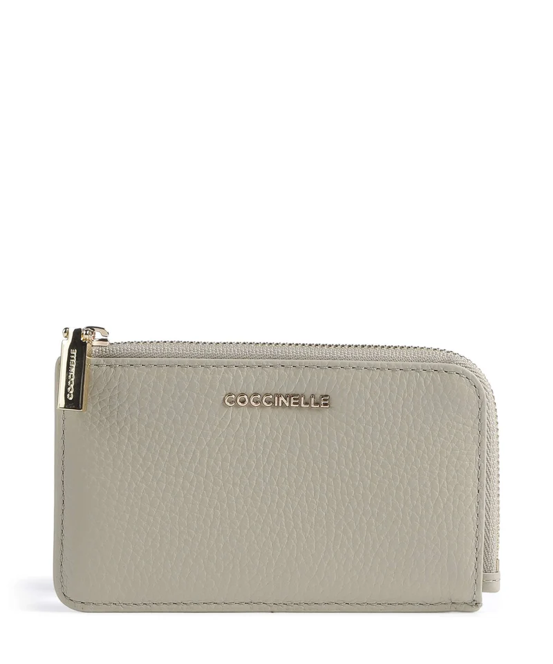 Coccinelle Metallic Soft Kreditkartenetui eucalipto