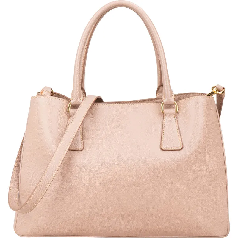 Prada Saffiano Lux Leather Galleria Tote Handbag