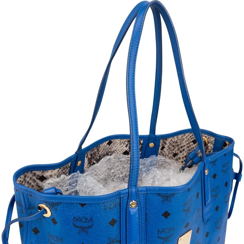 MCM Monogram Visetos Liz Reversible Shopper Shoulder Bag