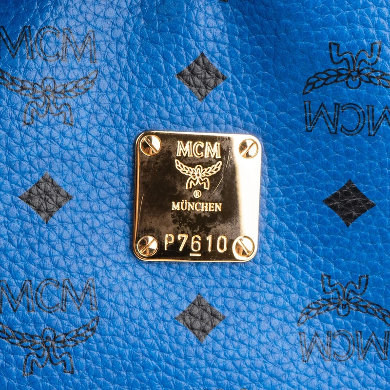 MCM Monogram Visetos Liz Reversible Shopper Shoulder Bag