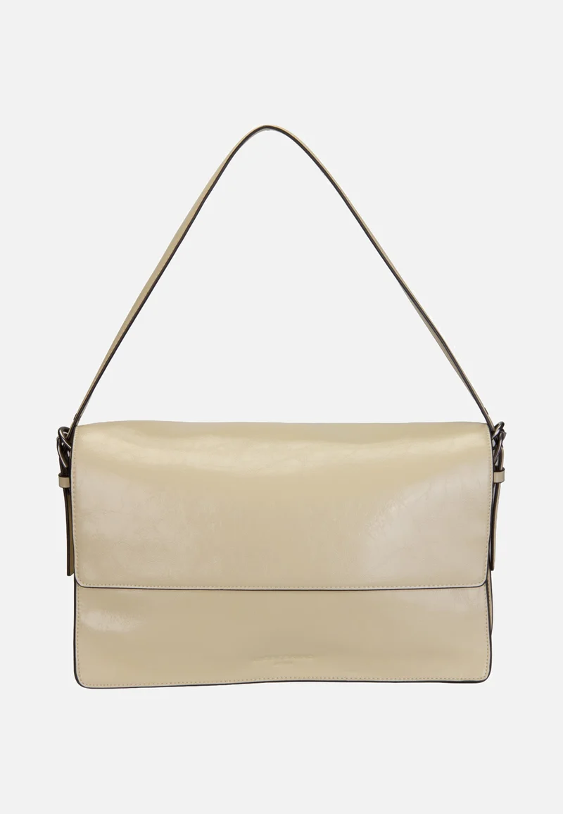 Audrey M Lack Distressed Biscotti - Shoulder Bag