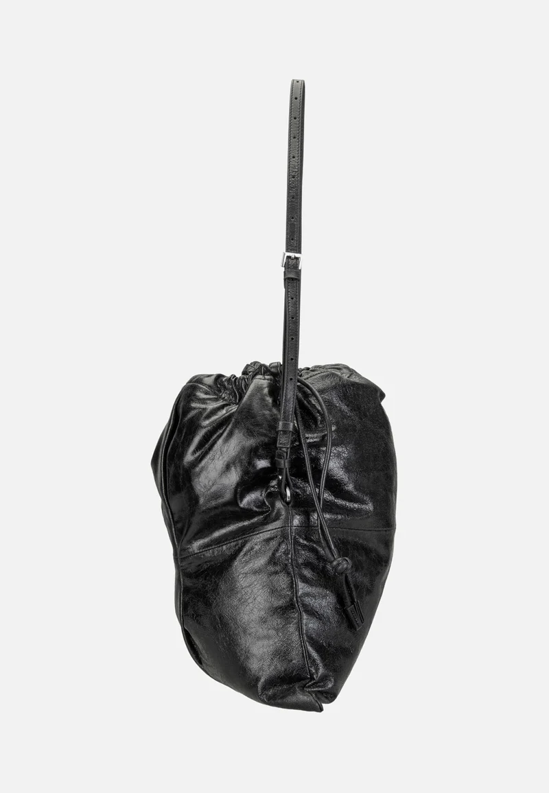 Lya II Hobo Lamb Crunch Black - Hobo Bag