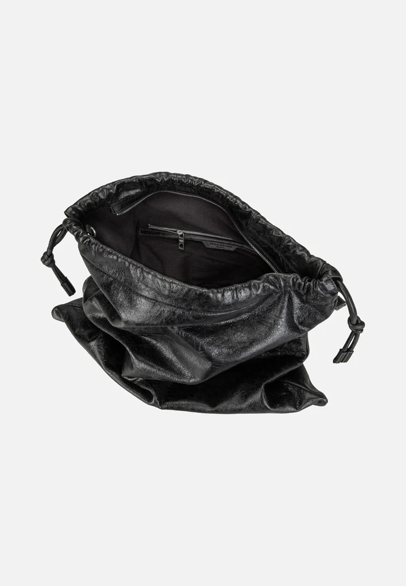 Lya II Hobo Lamb Crunch Black - Hobo Bag