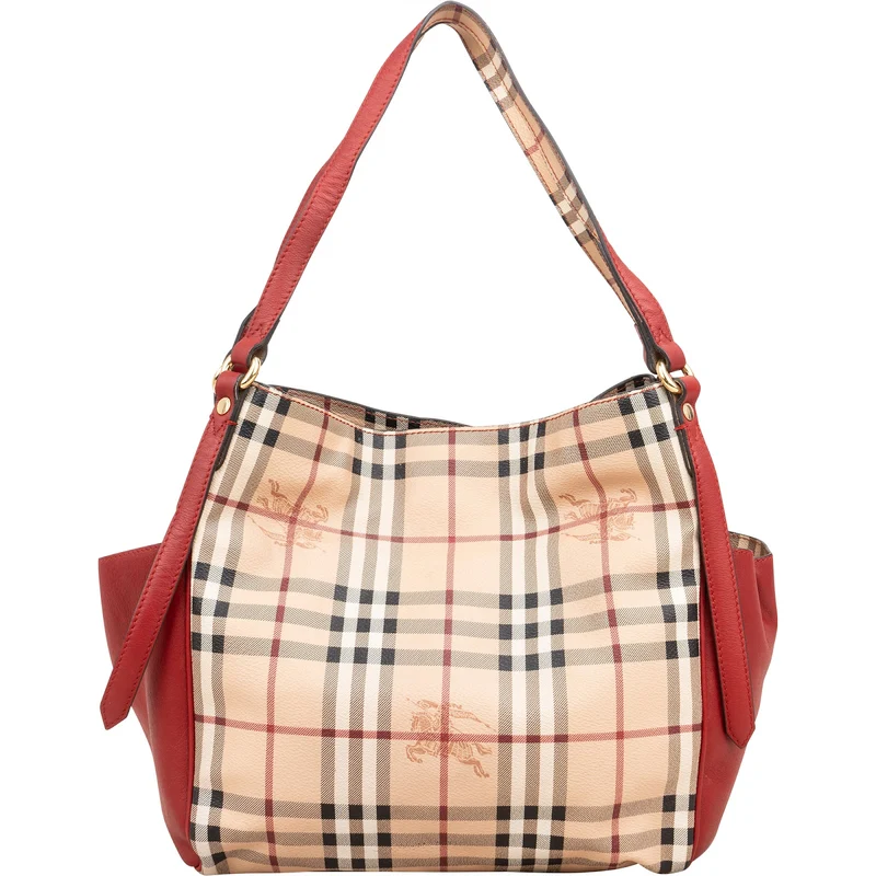 Burberry Smoked Check Canterbury Hobo Shoulder Bag