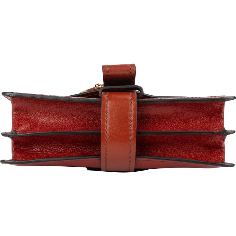 Chloé Leather Aby Lock and Chain Crossbody Bag