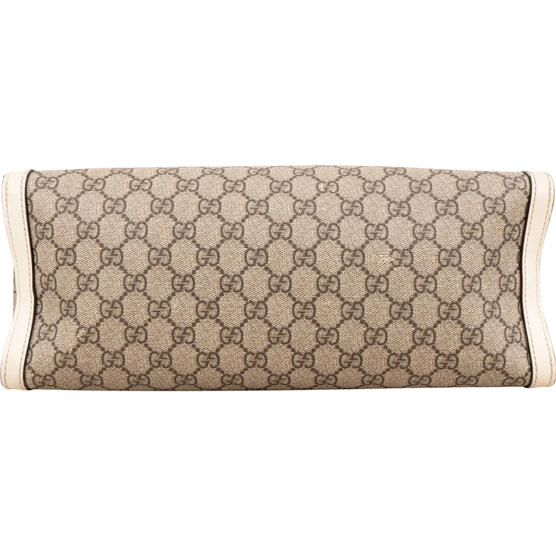 Gucci Monogram GG Supreme Medium Padlock Shoulder Bag
