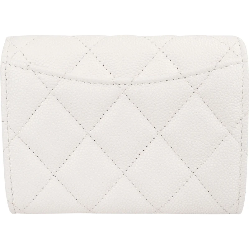 Chanel Quilted Caviar Leather Classic Coin Mini Wallet