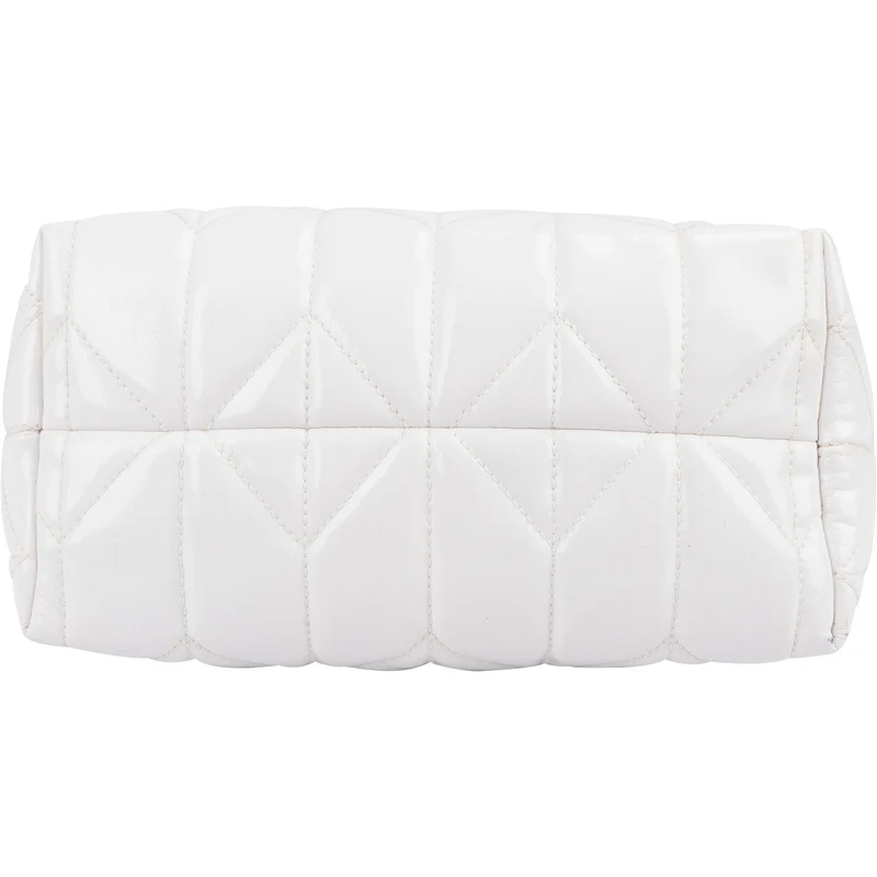 Miu Miu Quilted Patent Leather Mini Pouch Handbag