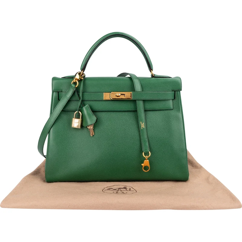 Hermès veau Courchevel Leather Kelly Sellier 32 Handbag