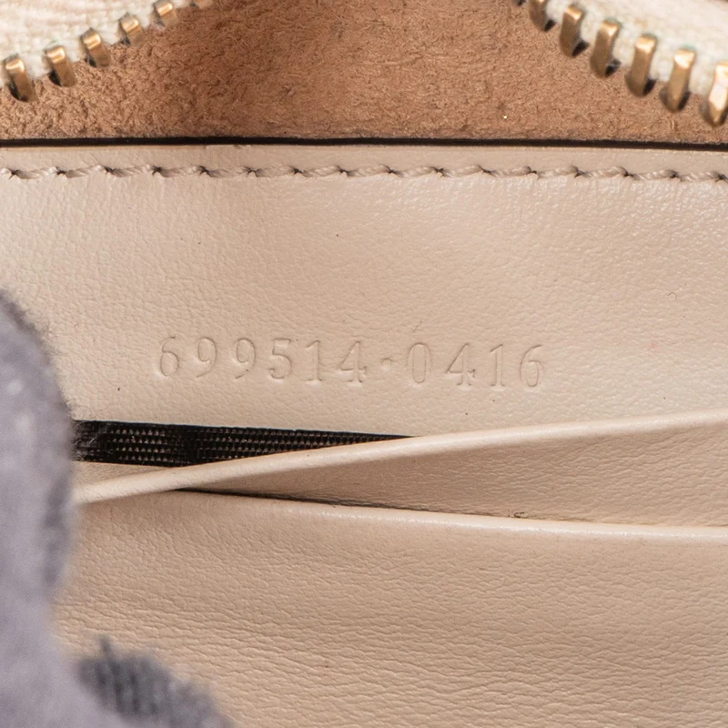 Gucci Quilted Leather GG Marmont Half-Moon Mini Shoulder Bag
