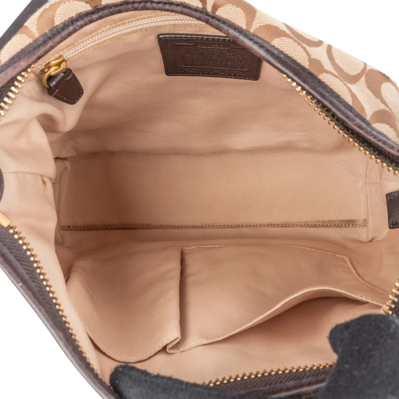 Coach Monogram Signature Duffle Shoulder Bag