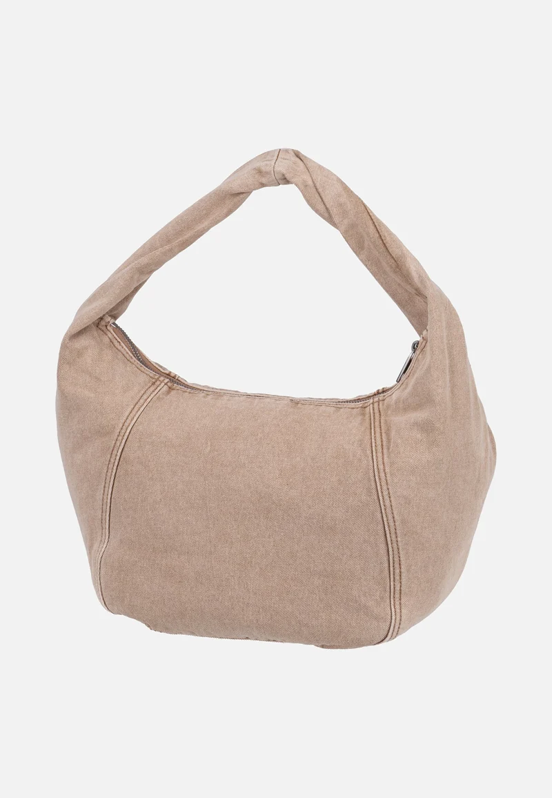 Farrah II Hobo M Denim Beige - Hobo Bag