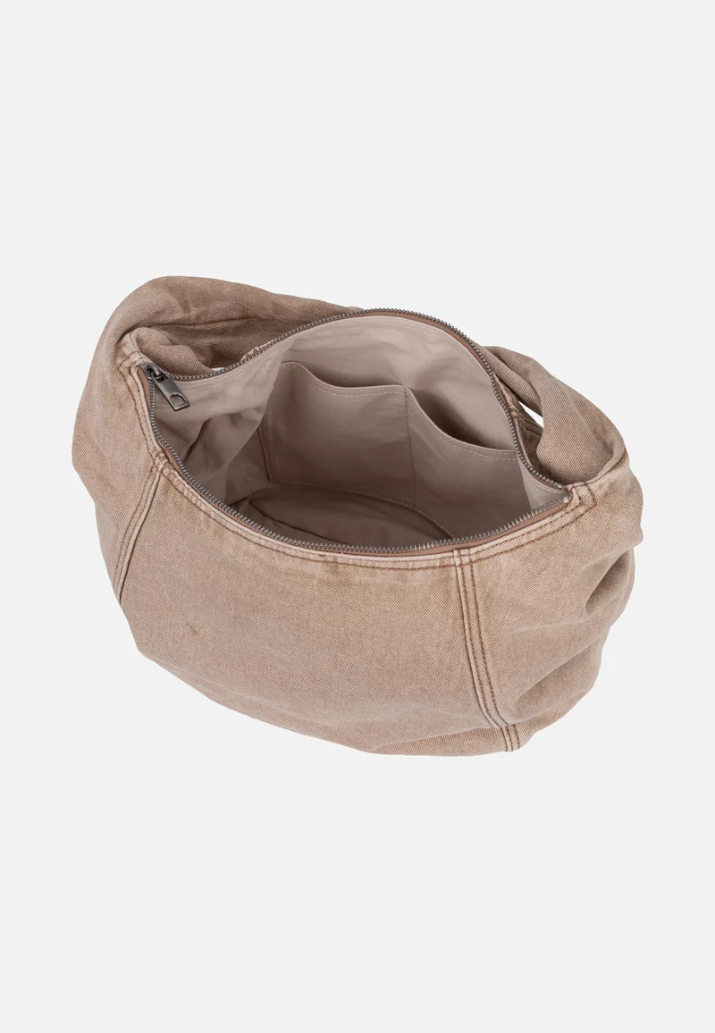 Farrah II Hobo M Denim Beige - Hobo Bag