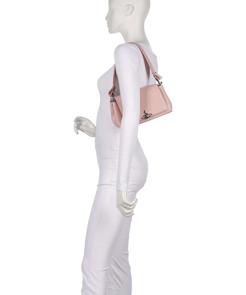 Vivienne Westwood Hazel Smooth Medium Schultertasche pastel pink