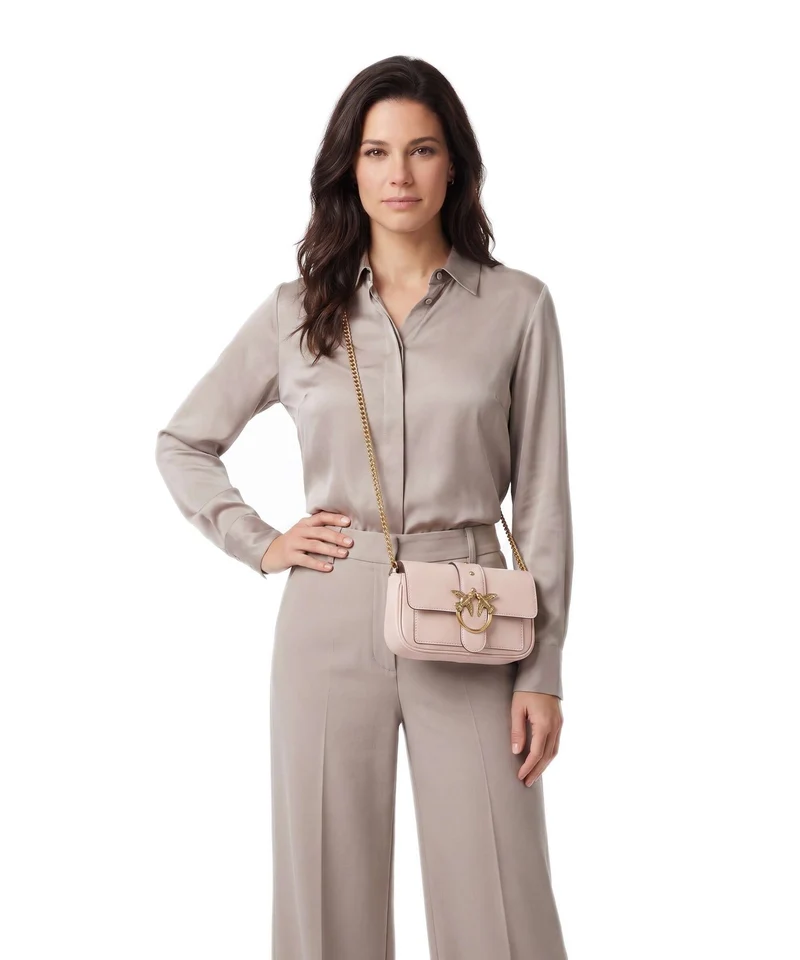 Pinko Love One Pocket Geldbörse rosa cammeo/antique gold
