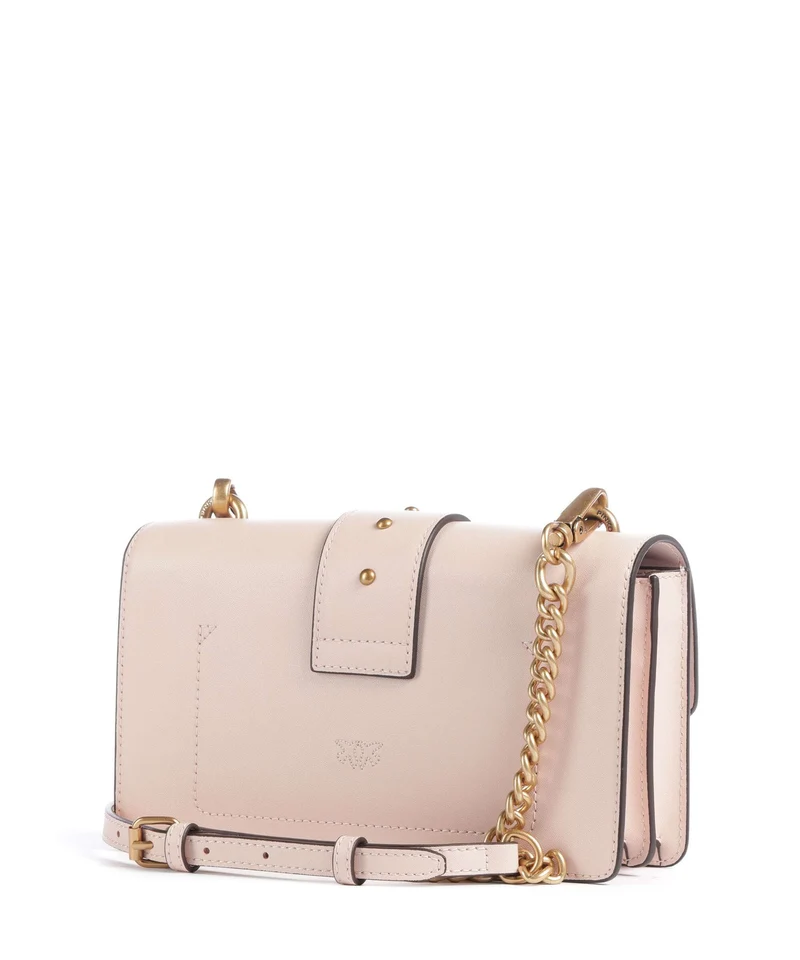 Pinko Love One Mini Umhängetasche rosa cammeo/antique gold