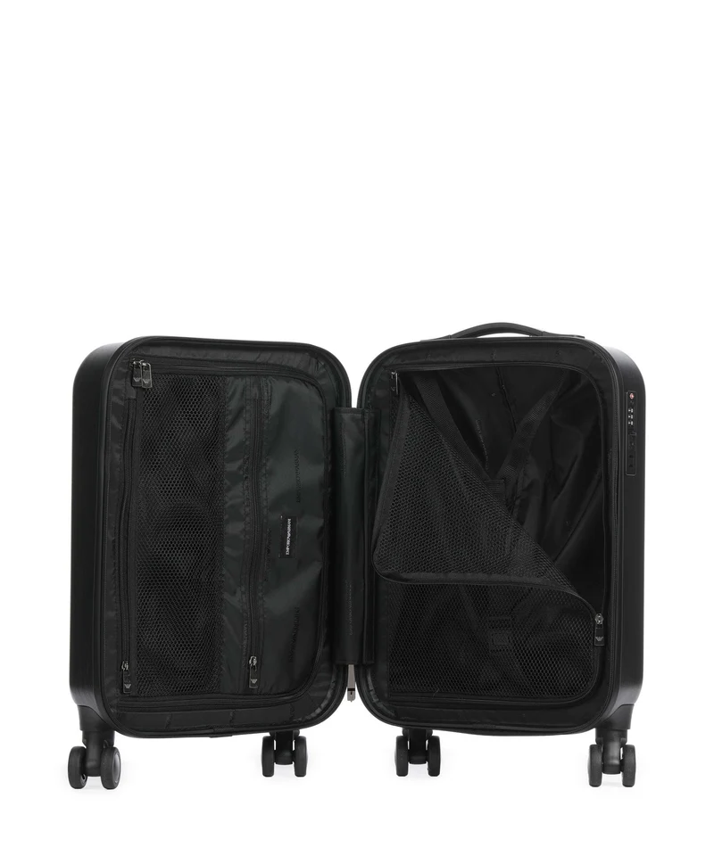 Emporio Armani Big Eagle 4-Rollen Trolley gunmetal