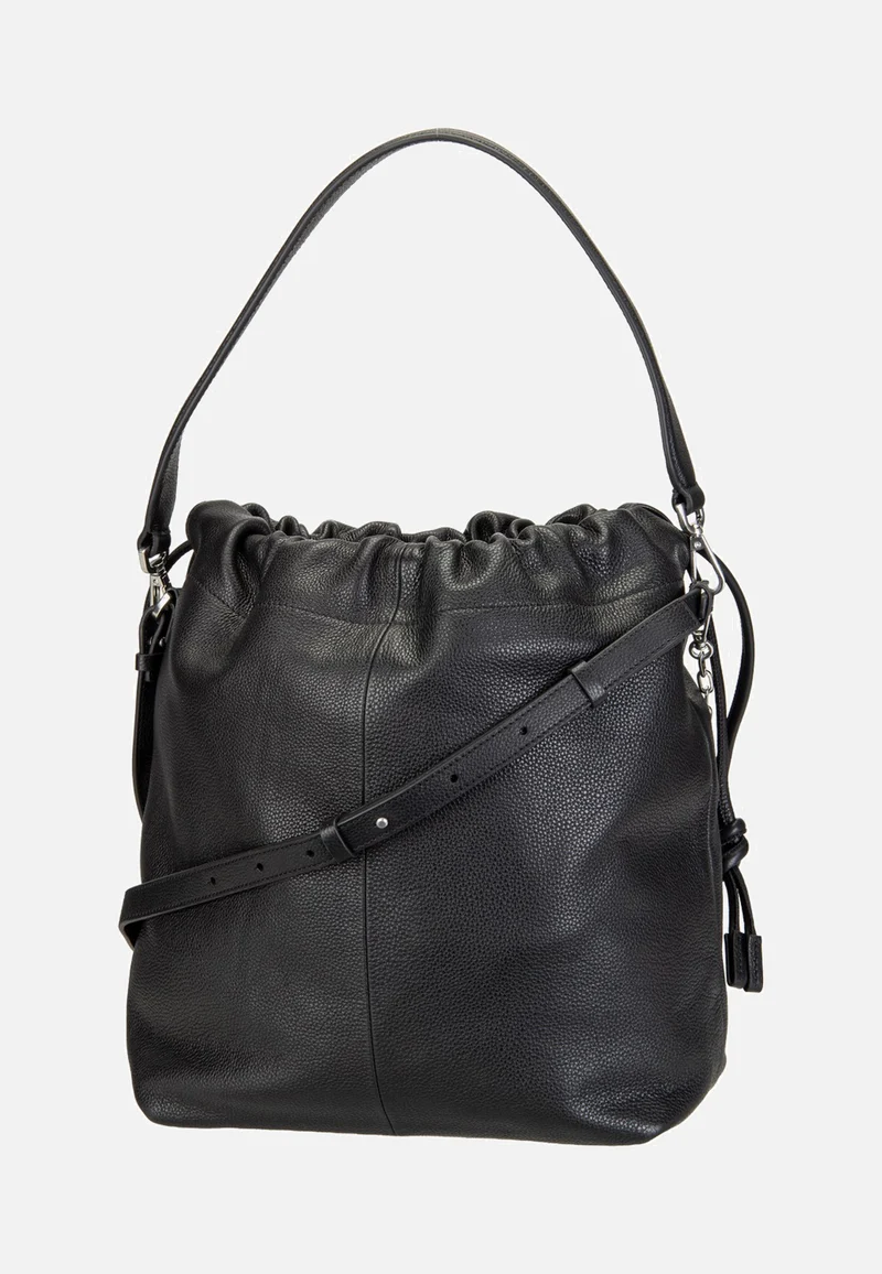 Lya II Hobo M Small Pebble Black - Bucket Bag