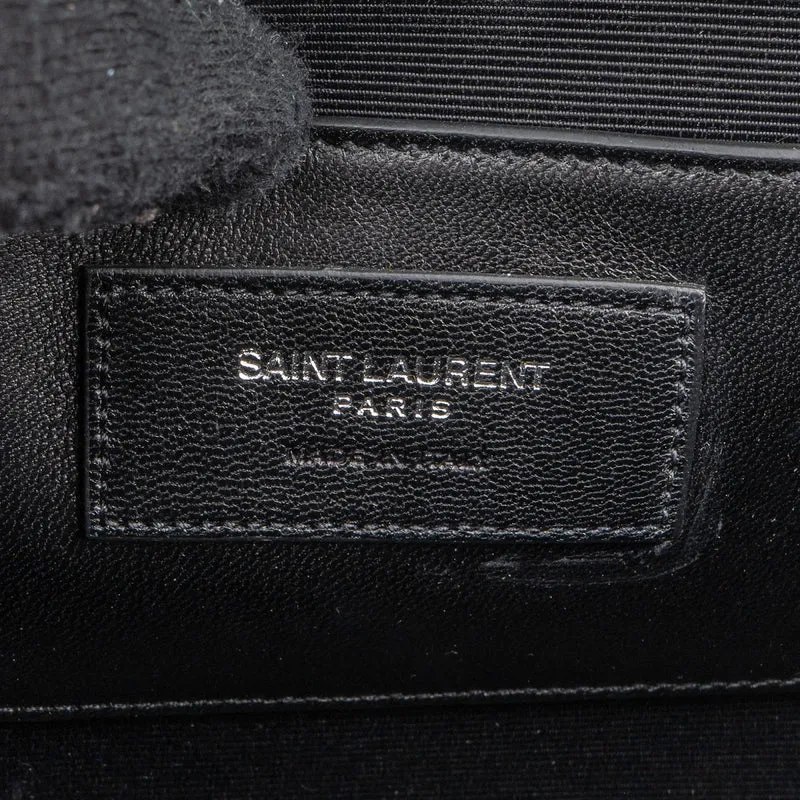 Saint Laurent Crocodile Embossed Leather Kate Tassel Crossbody Bag