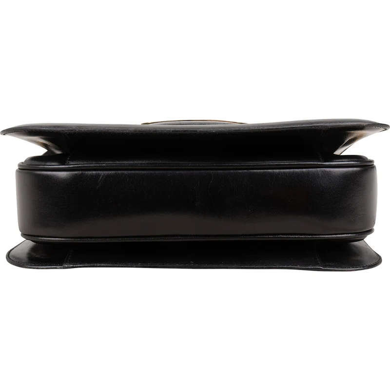 Celine Boxcalf Leather Horse Carriage Flap Triomphe Shoulder Bag