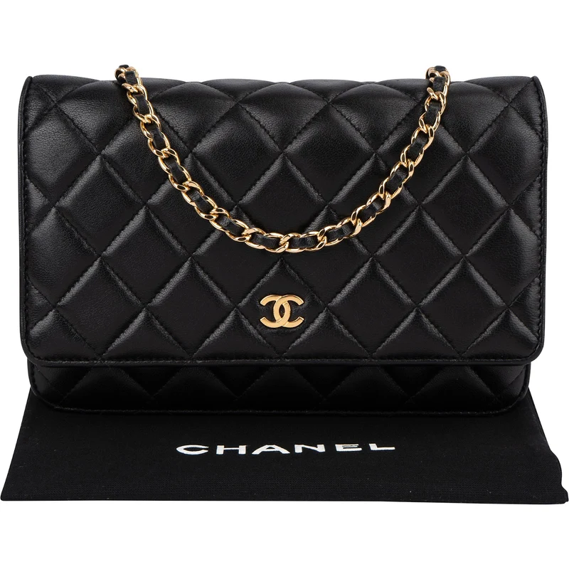 Chanel Quilted Lambskin CC Wallet On Chain Crossbody Bag