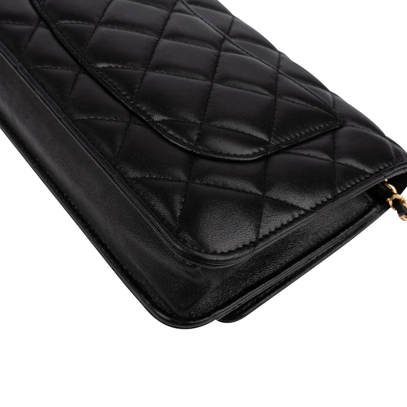 Chanel Quilted Lambskin CC Wallet On Chain Crossbody Bag