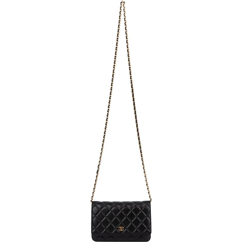 Chanel Quilted Lambskin CC Wallet On Chain Crossbody Bag