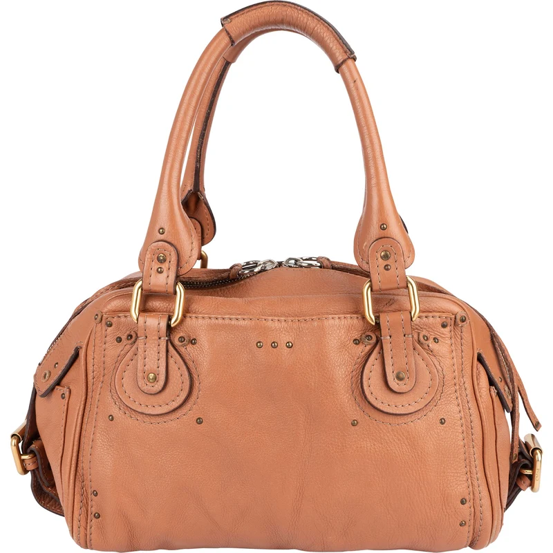 Chloé Brown Leather Paddington Satchel Handbag