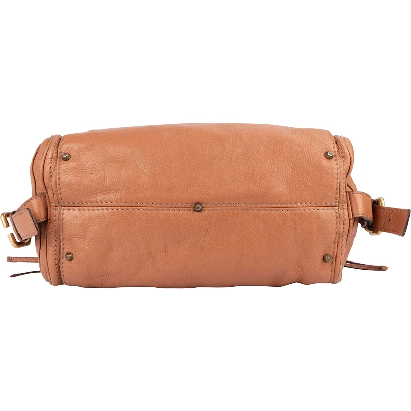 Chloé Brown Leather Paddington Satchel Handbag