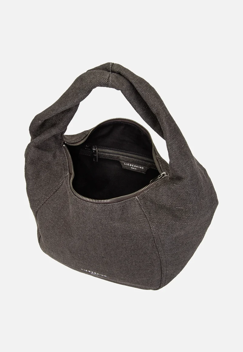 Farrah II Hobo M Heavy Canvas Washed Deep Soil - Hobo Bag
