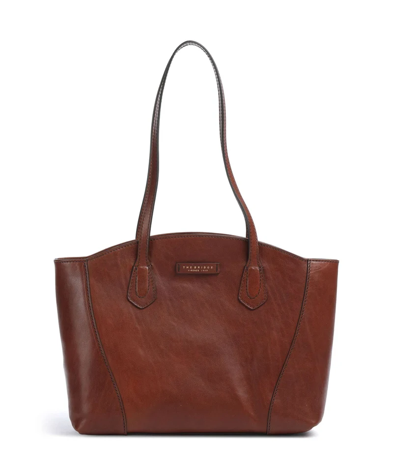 The Bridge Magda Shopper marrone