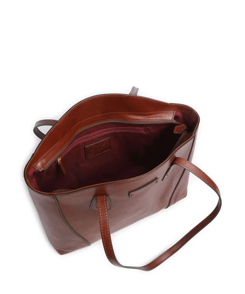 The Bridge Magda Shopper marrone