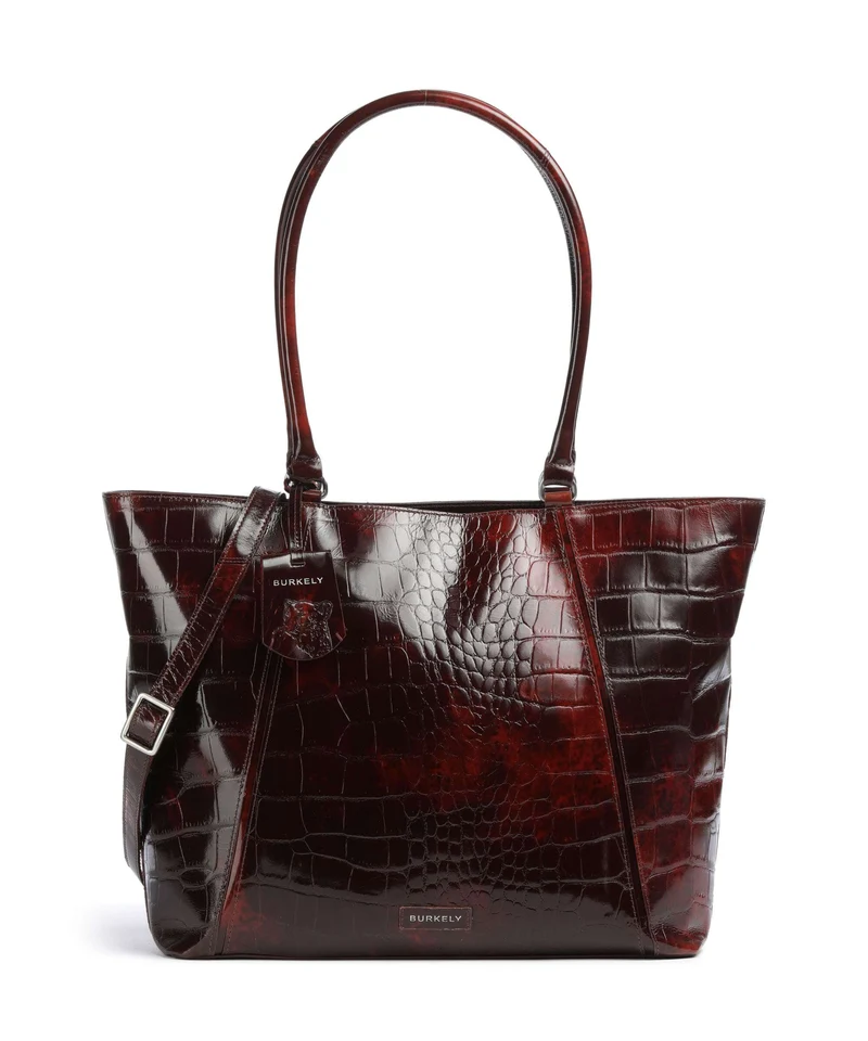 Burkely Cool Colbie Shopper burgundy patent