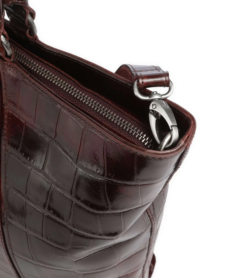 Burkely Cool Colbie Shopper burgundy patent