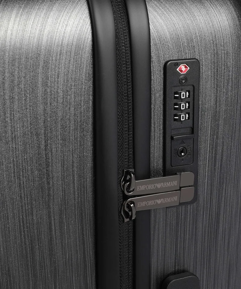 Emporio Armani Big Eagle 4-Rollen Trolley gunmetal