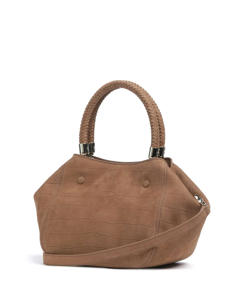 Aigner Carré Soft M Handtasche saddle brown